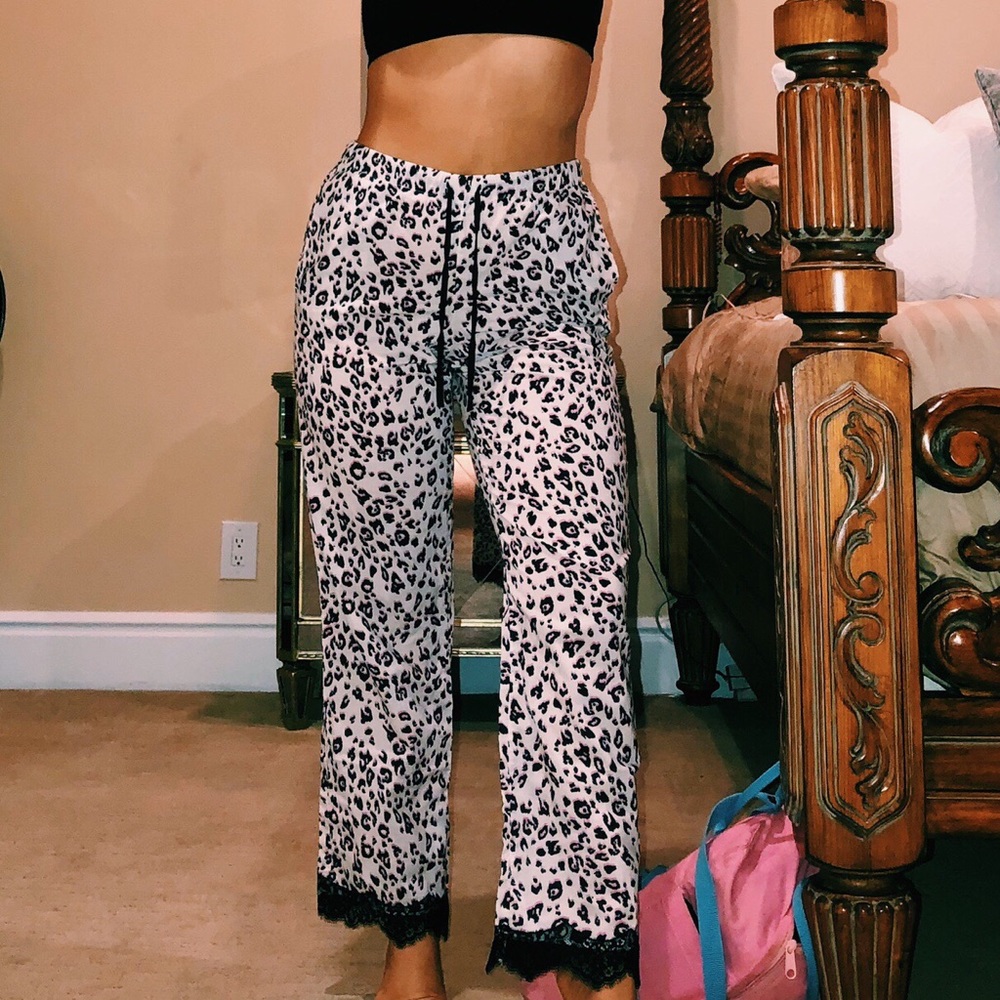 Victoria’s Secret cheetah print pajama pants
